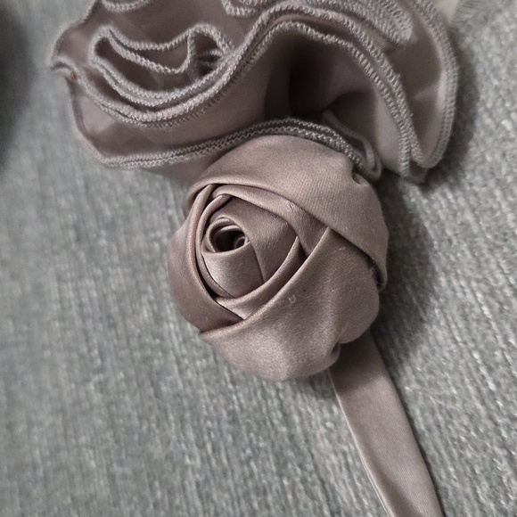 J. Crew Silk Chiffon Multi Flower Sash Belt - Picture 5 of 8